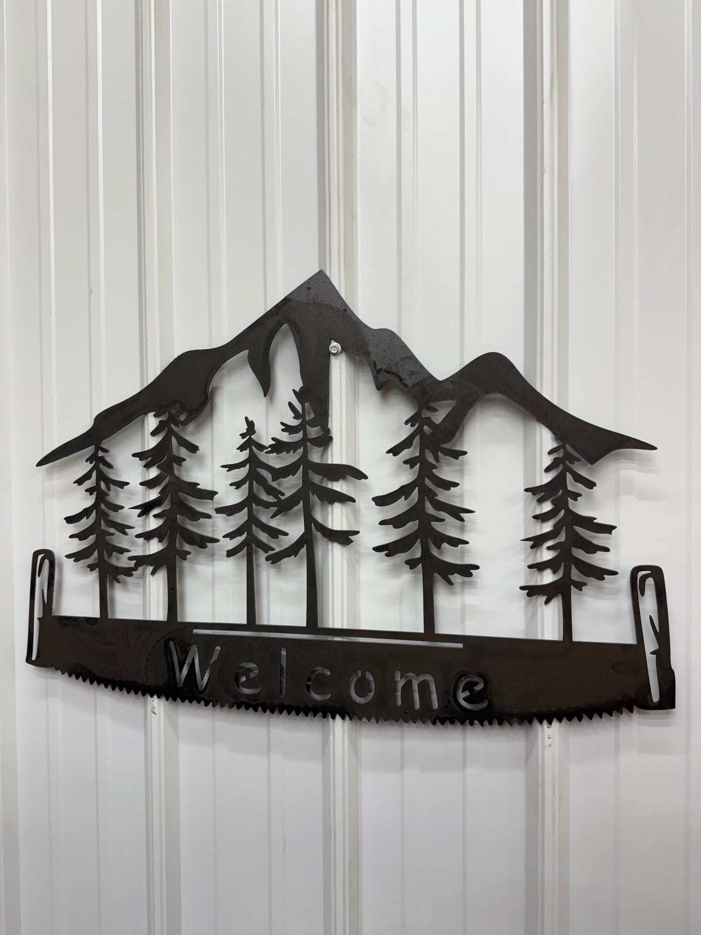 Metal Sign - Welcome
